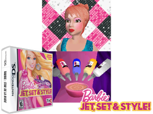 Barbie - Jet, Set & Style! (Europe) (De,Es,It) (VMZP) (NDSi Enhanced) Cover